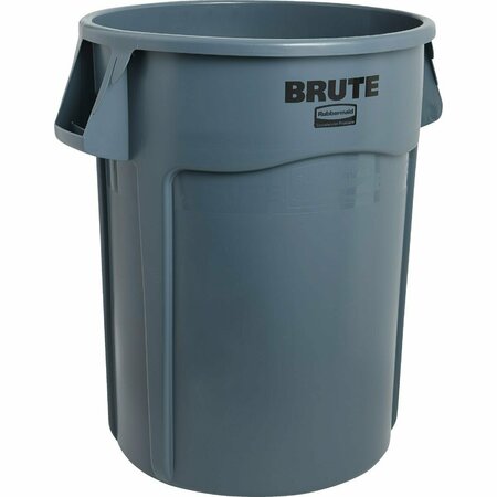 RUBBERMAID Commercial Brute 44 Gal. Plastic Commercial Trash Can FG264360GRAY
